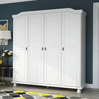 Palace Imports Kyle 4-Door Solid Wood Armoire, 72.25w x 76.5h x 22.25d - Kyle