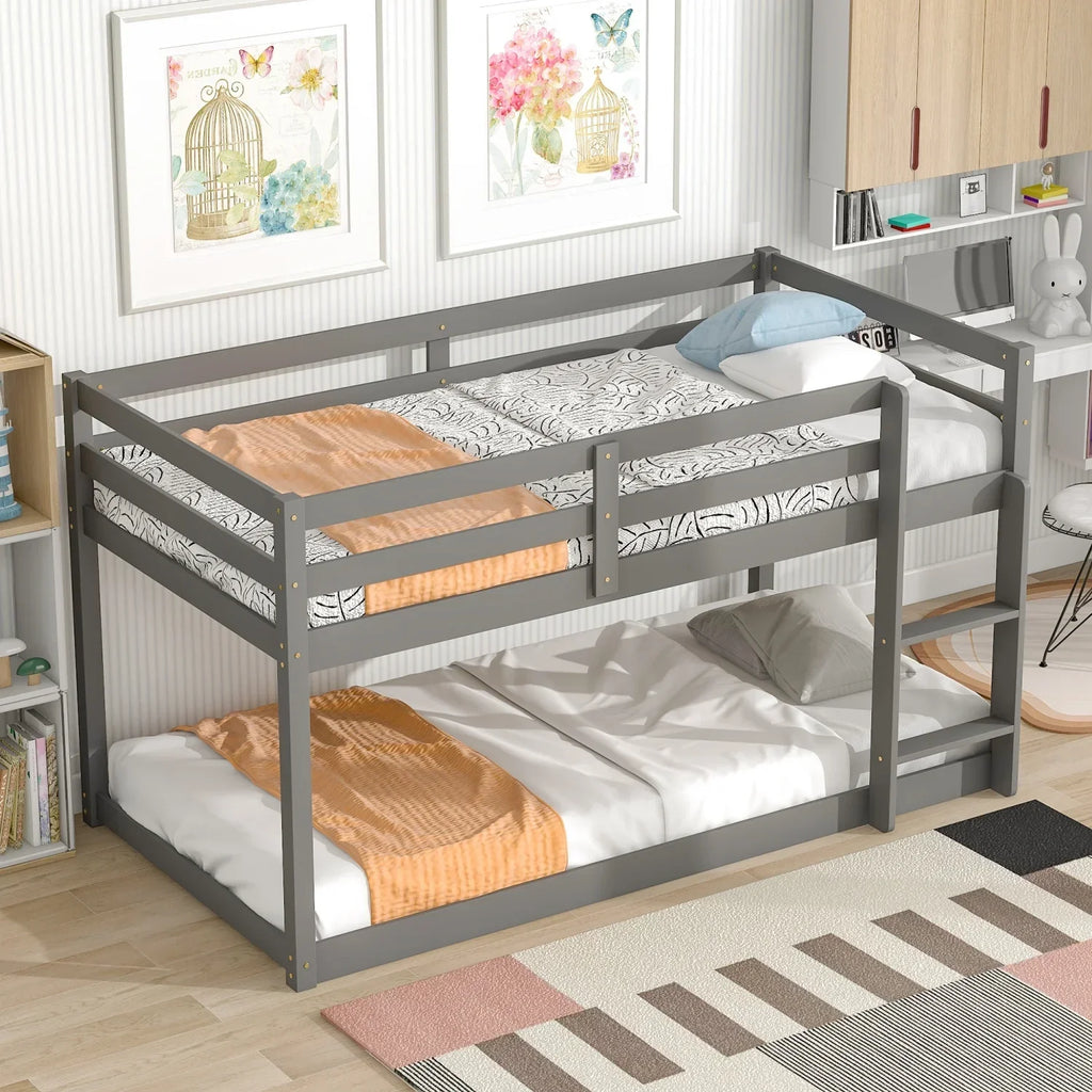 Grey Twin Loft Bed