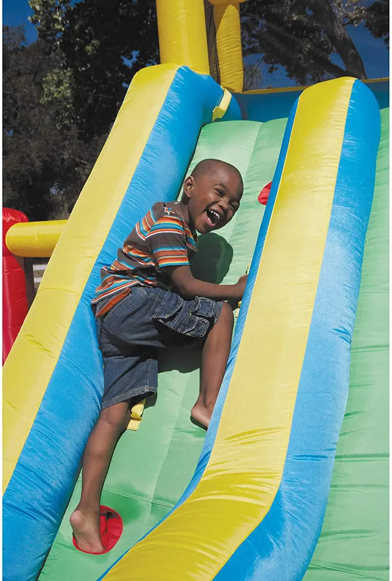 Little Tikes Giant Inflatable Bouncer With Slide - Extra-Large Backyard Play Unit