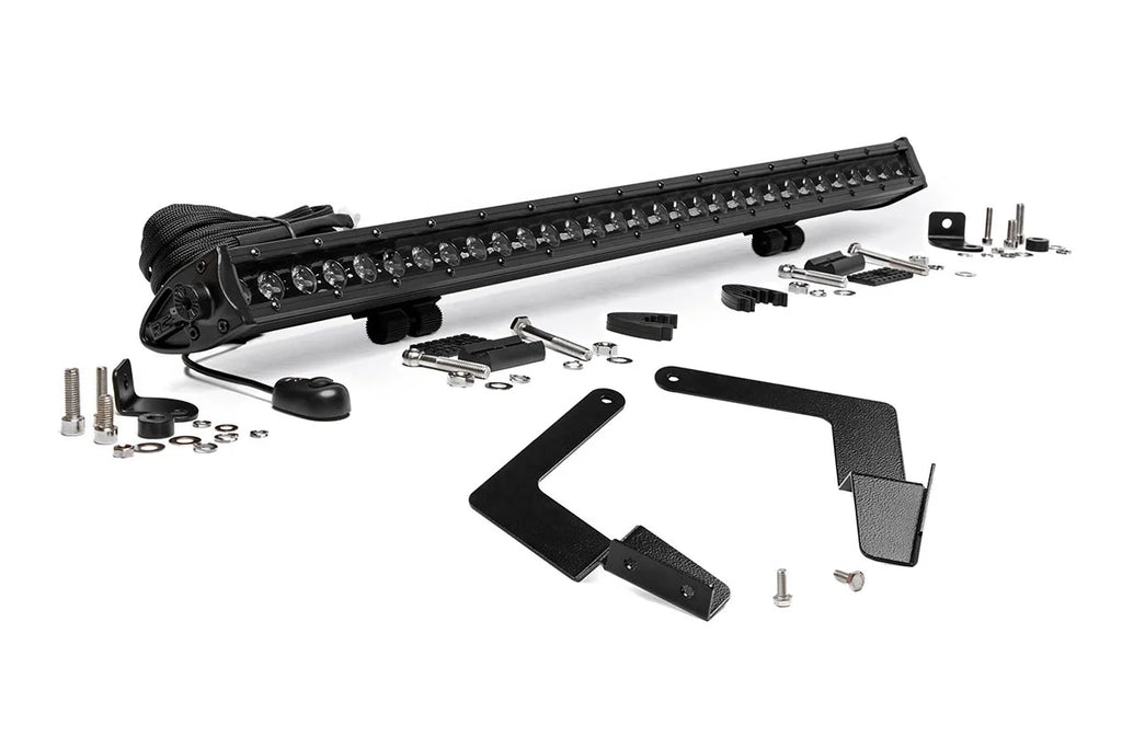 Rough Country 30in Black Series LED Bumper Kit For 16-23 Toyota Tacoma - 70668