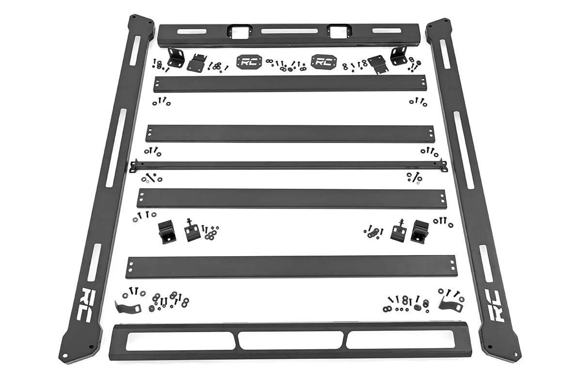 Rough Country Steel Roof Rack System For 2007-2018 Jeep Wrangler JK - 10605