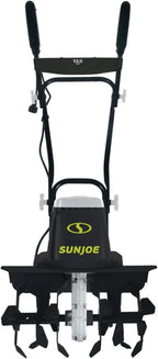 Sun Joe Corded Electric Garden Tiller And Cultivator With Steel Tines, 16 Inch, 13.5-Amp - TJ604E
