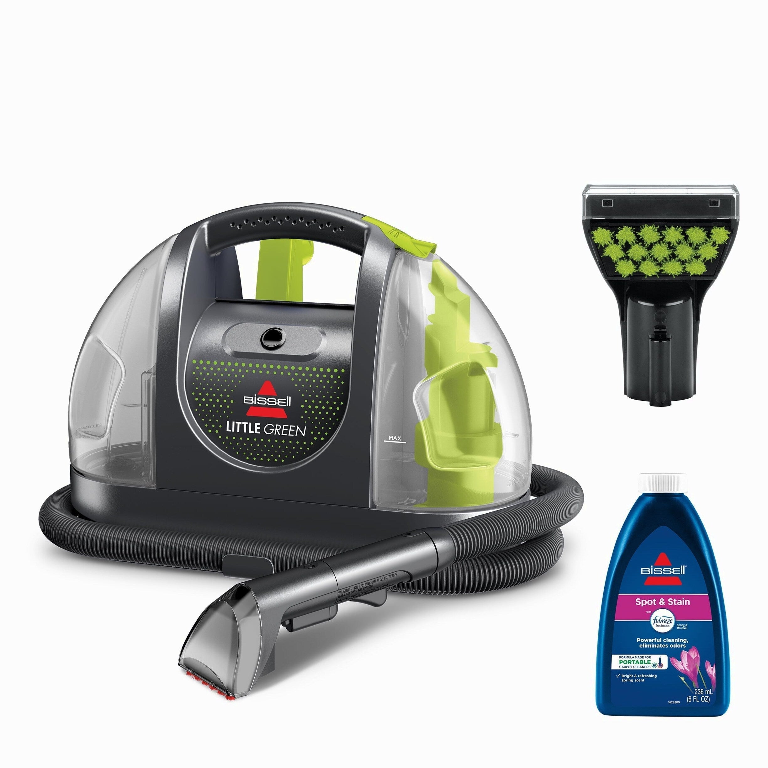 BISSELL Little Green Portable Carpet And Upholstery Cleaner - Strong Suction, 48 oz Tank