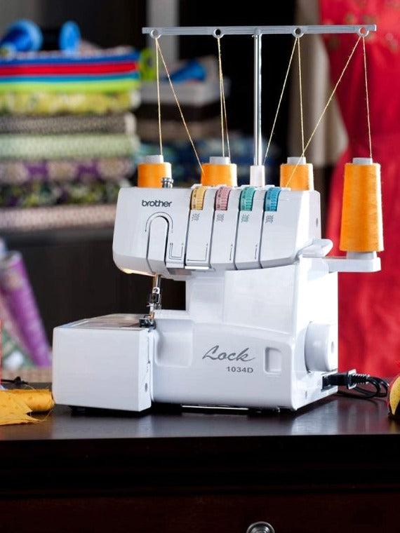 Brother 3/4 Thread Serger With Differential Feed And 3 Accessory Feet - 1034D