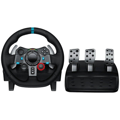 G29 Driving Force Racing Wheel And Floor Pedals For PS5, PS4, PC, Mac - Black