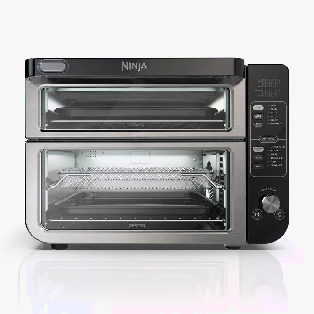 Ninja 12-in-1 Double Oven With FlexDoor, FlavorSeal, Smart Finish, Convection And Air Fry - DCT401