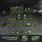 Greenworks 60V 20in Brushless Cordless Pole Hedge Trimmer With 2.0Ah Battery And Charger