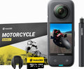 Insta360 X3 Motorcycle Kit Waterproof 360 Action Camera With 1/2" 48MP Sensors - X3
