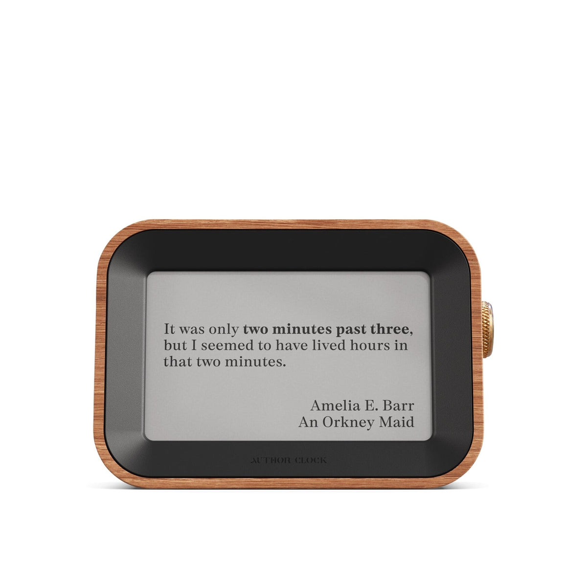 Author Clock - Small