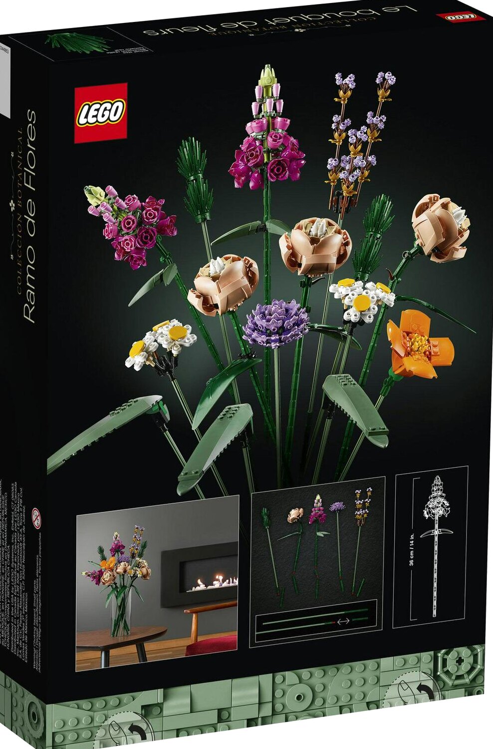 LEGO Flower Bouquet Building Set, 756 Pieces, Multicolor - 10280