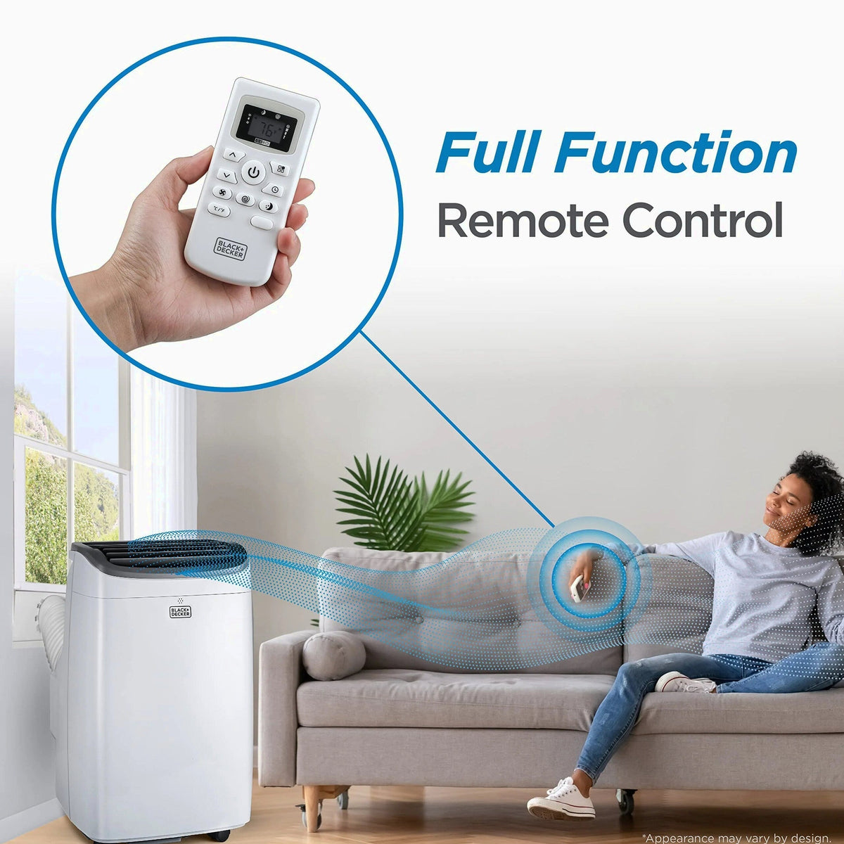 BLACK+DECKER Portable Air Conditioner, 8000 BTU, Up To 350 Sq. Ft.