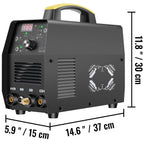 SKYSHALO 155Amp 3-in-1 TIG Welder, 110V High Frequency TIG/Stick/Clean Welding Machine
