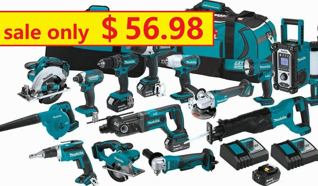 Makita 18V LXT 15-Tool Cordless Combo Kit - XT1501