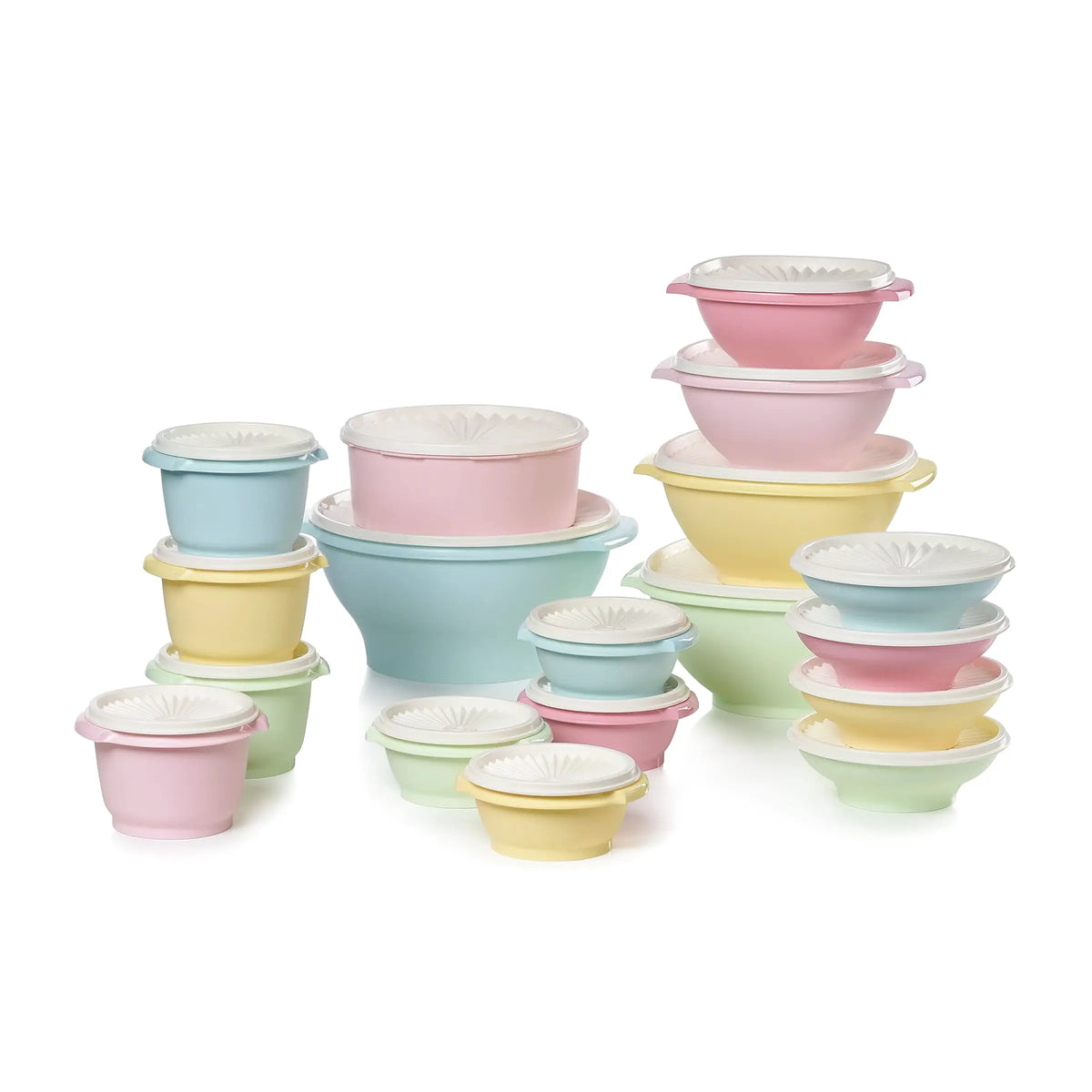 Tupperware Heritage Collection Food Storage Container Set, 36 Piece - Vintage