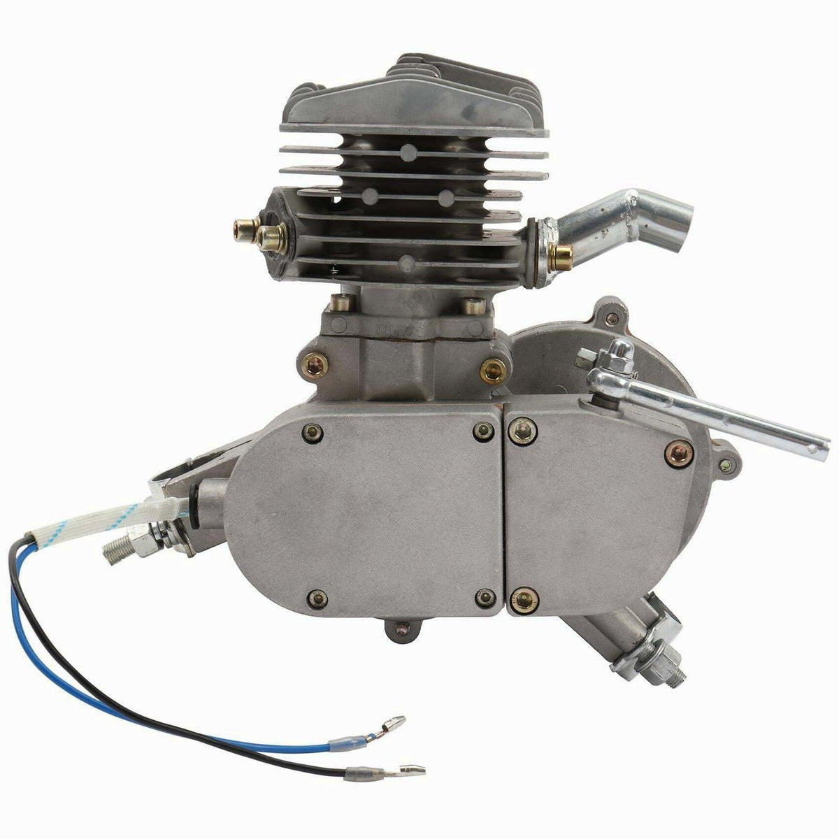 Zimtown 80cc 2 Stroke Engine Bike Motor Kit For 26in Bicycles - Silver White