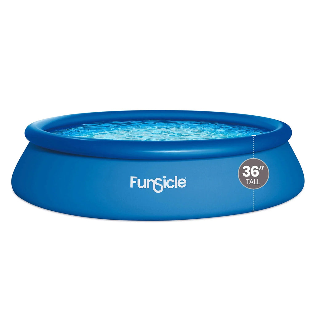 Funsicle Above Ground Swimming Pool, Round, 8 ft x 30 in - Age 6+
