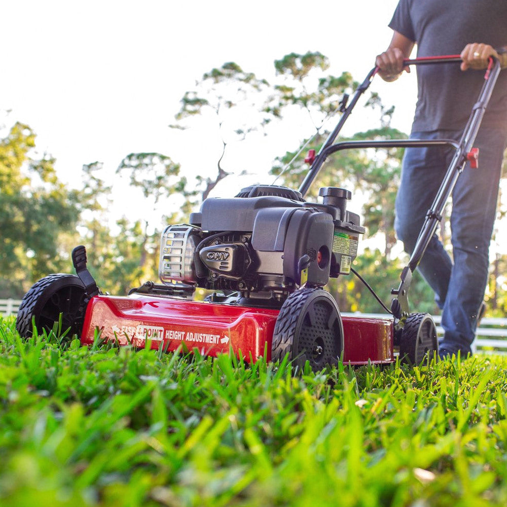 Hyper Tough 20-Inch 125cc Gas Push Lawn Mower With Briggs & Stratton Engine