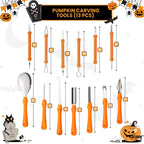 KatchOn, Professional Pumpkin Carving Kits - Pack of 31 | Halloween Pumpkin Carving Tools, Heavy Duty Stainless Steel