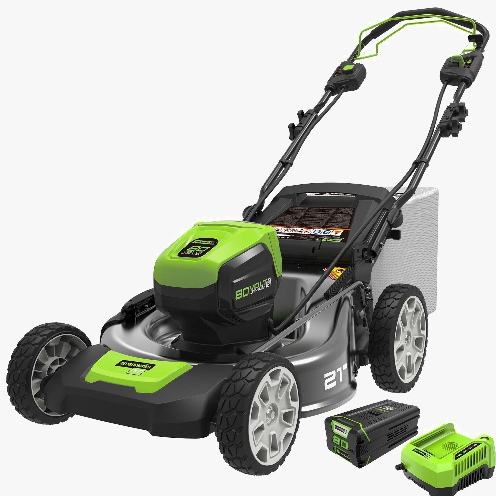 Greenworks 80V Cordless 21 in Self-Propelled Brushless Lawn Mower