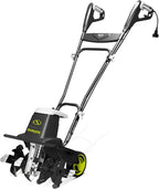 Sun Joe Corded Electric Garden Tiller And Cultivator With Steel Tines, 16 Inch, 13.5-Amp - TJ604E