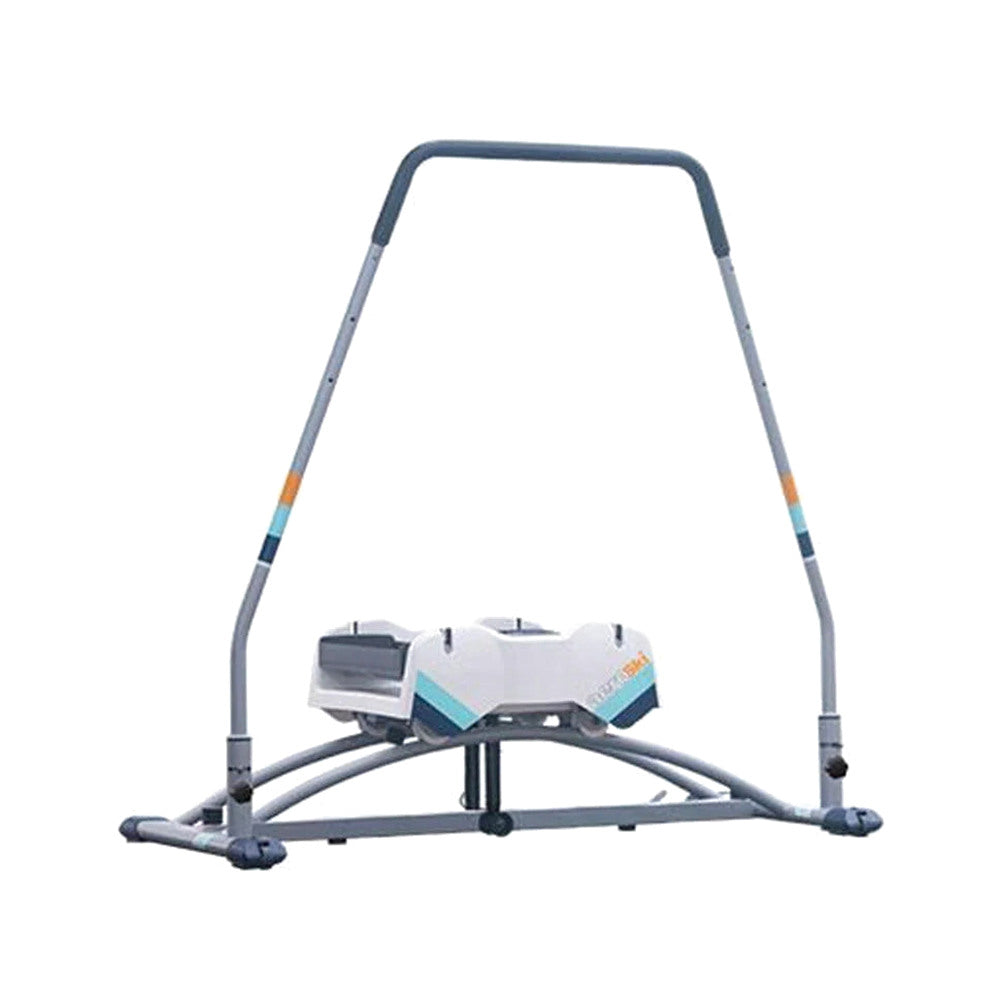 Aeroski Ski Fitness Workout Machine With Recoil Spring Resistance, Gray - 2.0
