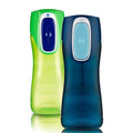 Contigo Trekker Kids Water Bottle With AUTOSEAL Lid, 14oz, 2-Pack, Granny Smith & Nautical