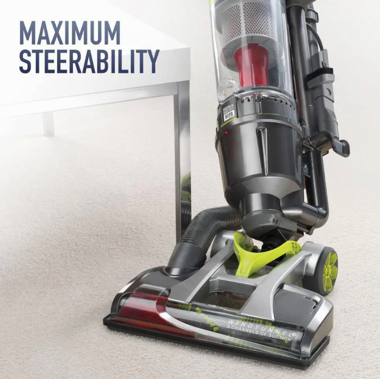 HOOVER WindTunnel Air Steerable Bagless Pet Upright Vacuum Cleaner - UH72400