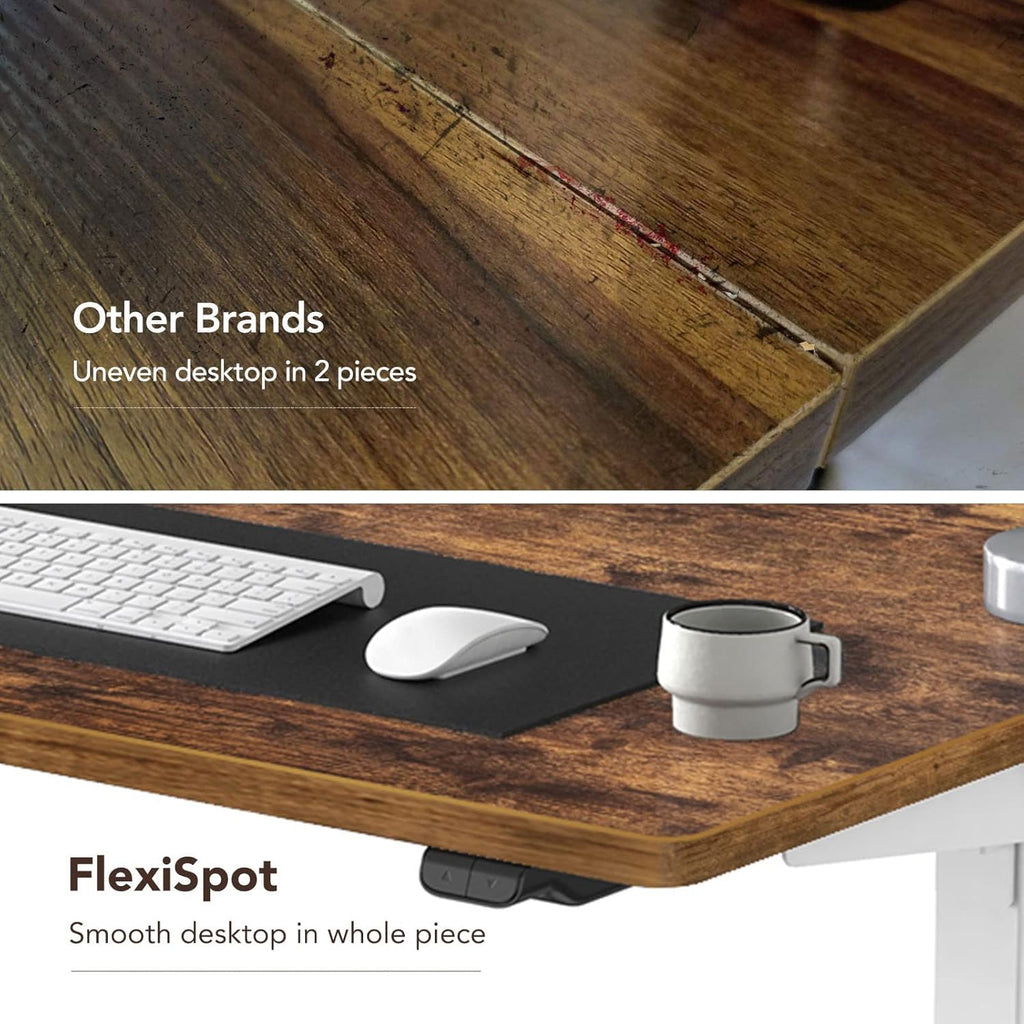 FLEXISPOT Electric Standing Desk With Whole-Piece Desktop - EN1