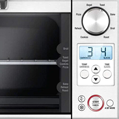 Mini Smart Oven, 4 Slice, 11 Inch Pizza, Brushed Stainless Steel - BOV450XL