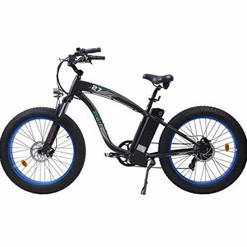 ECOTRIC Adult Electric Bike 26 x 4.0 in Fat Tires, 750W, 48V 13AH - Hammer