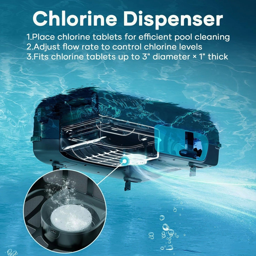 AIPER Solar Pool Skimmer, Gray, 4 Liters - Surfer S2
