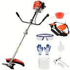 Senix Gas Push Lawn Mower, 21-Inch, 140 cc 4-Cycle Briggs & Stratton Engine, 2-in-1, 6-Position Height Adjustment, 11-Inch Rear Wheels - LSPG-M6