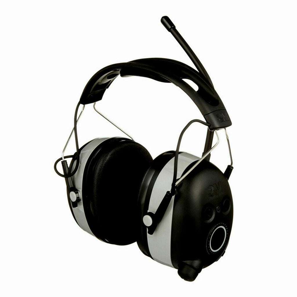 3M WorkTunes Connect AM/FM Hearing Protector With Bluetooth Technology, Black, 1 Pack - 90542H1-DC-PS