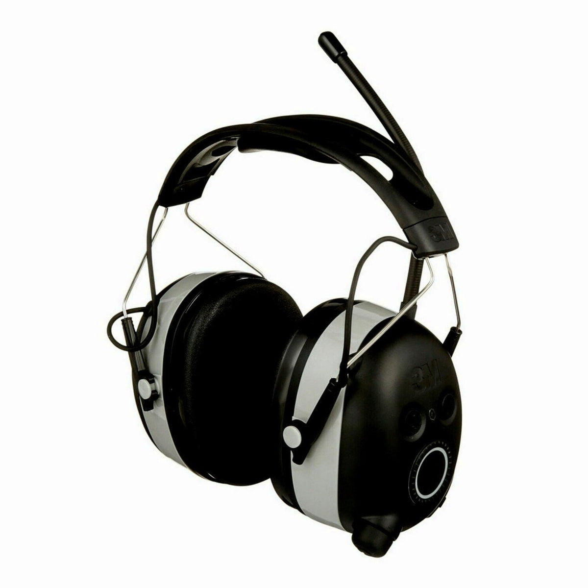 3M WorkTunes Connect AM/FM Hearing Protector With Bluetooth Technology, Black, 1 Pack - 90542H1-DC-PS