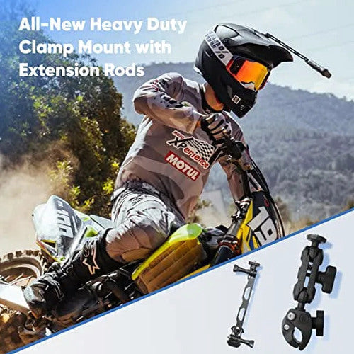 Insta360 X3 Motorcycle Kit Waterproof 360 Action Camera With 1/2" 48MP Sensors - X3