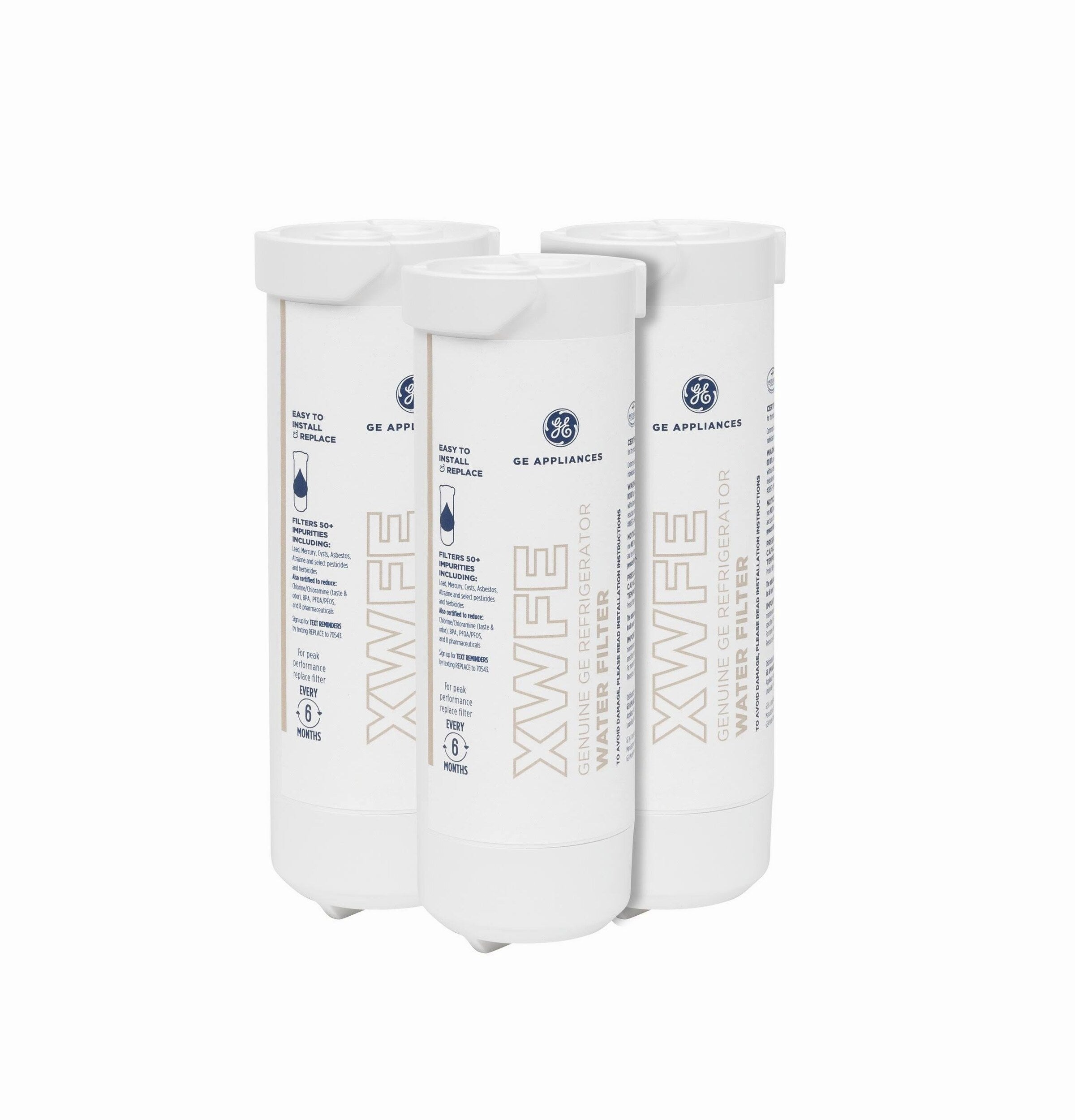 GE XWFE Refrigerator Water Filter 3-Pack - XWFE3PK