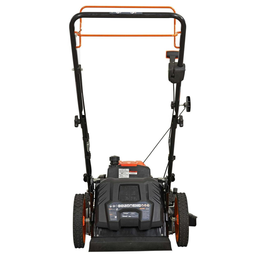 YARDMAX 22 inch 201cc 3-in-1 Gas Self-Propelled Lawn Mower With CVT And High Wheels - YG2860