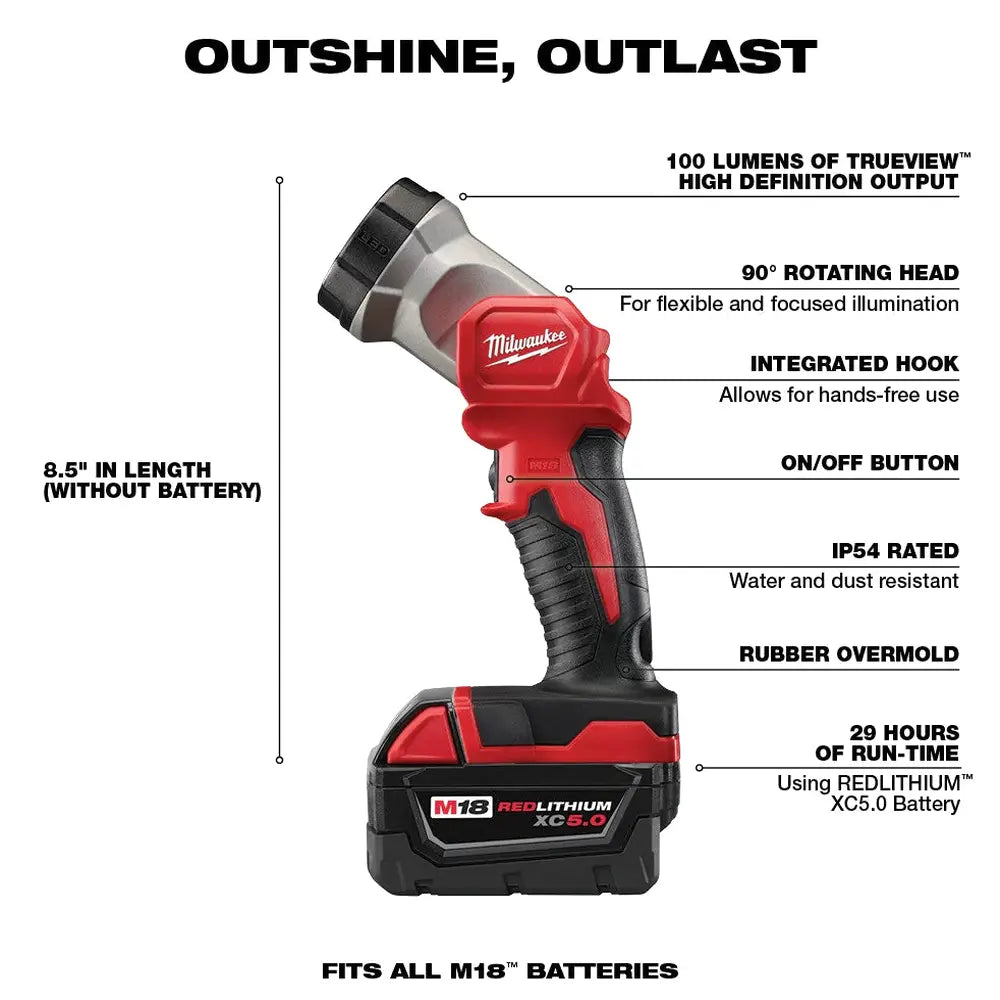 Milwaukee M18 Fuel 18V Lithium-Ion Brushless Cordless 7-Tool Combo Kit 5.0 Ah - 2998-27