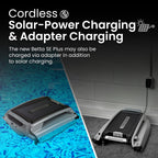 Betta Solar-Powered Robotic Pool Skimmer With Twin SCT Motors - SE Plus