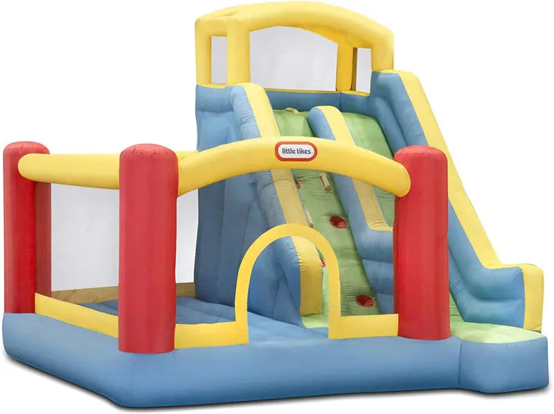Little Tikes Giant Inflatable Bouncer With Slide - Extra-Large Backyard Play Unit