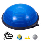 SKYSHALO 26 Inch Half Fitness Balance Ball Trainer With 2 Resistance Bands