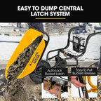 BAUMR-AG Motorized Wheelbarrow, 40V 100L 3-Wheel 260kg Load Capacity - BPR-900E