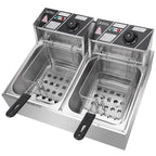 SalonMore Stainless Steel Deep Fryer, 5000W, 12.7Qt