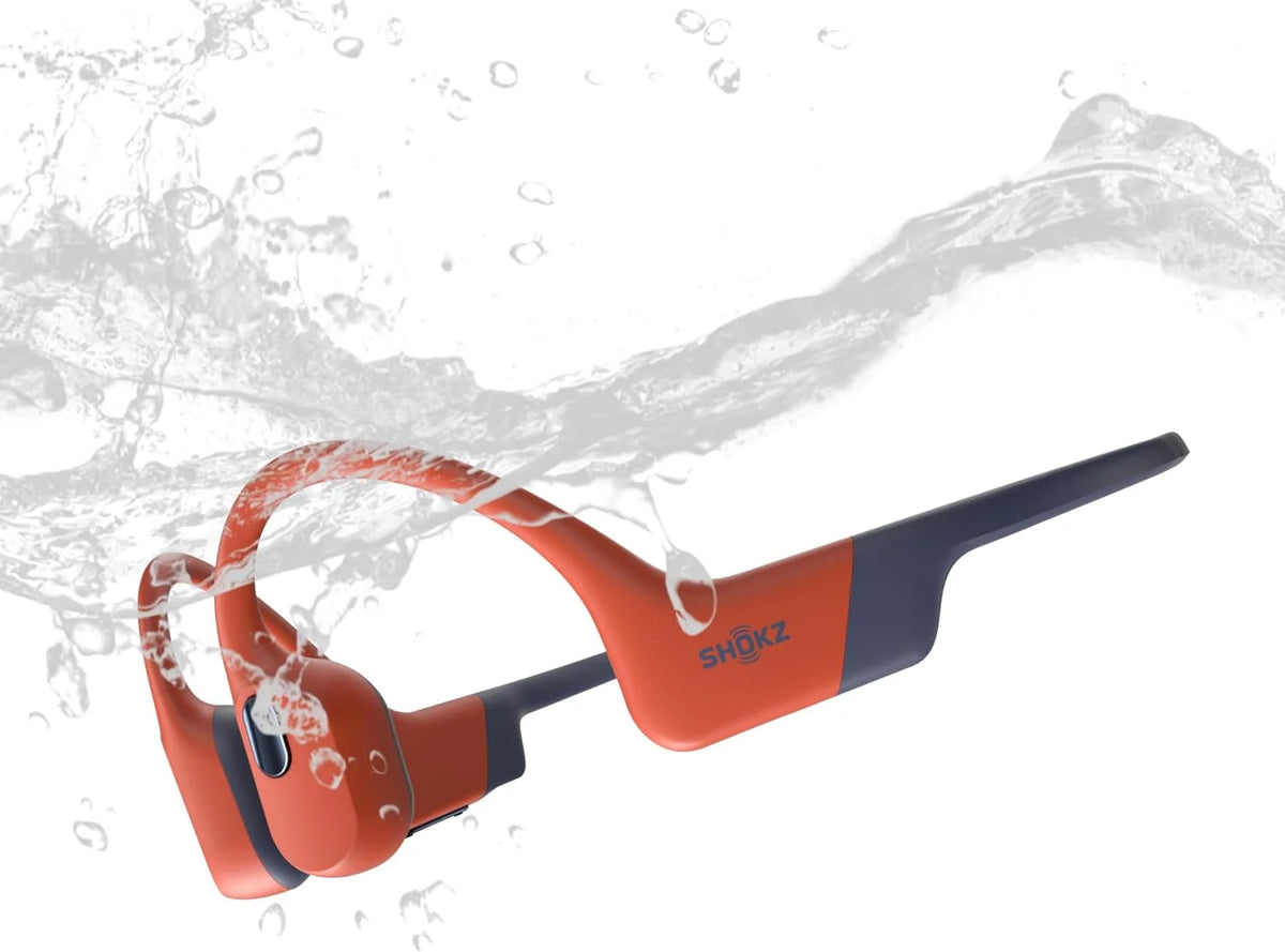 SHOKZ OpenSwim Pro Bone Conduction Headphones, Red - SHOKZ S711
