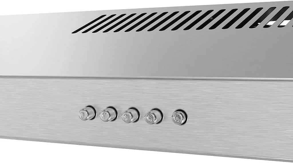 Streamline 36 in Longhena Convertible Undermount Range Hood - Brushed Stainless Steel