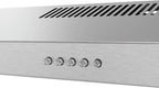 Streamline 36 in Longhena Convertible Undermount Range Hood - Brushed Stainless Steel
