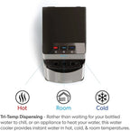 Brio Self-Cleaning Bottom-Loading Water Cooler Dispenser - 3 Temperature Settings