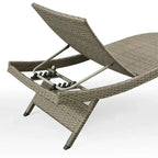 All-Weather Wicker Chaise Lounge Set, 2-Piece