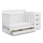 Graco Hadley 5-In-1 Convertible Crib With Changing Station And Drawer - 04586-701
