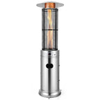 Propane Patio Heater, 41,000 BTU, Stainless Steel, 6 Ft